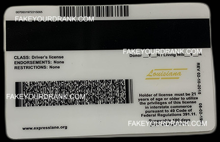 Louisiana Fake ID - Image 2