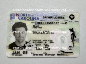 FakeYourDrank - North Carolina [Polycarb] Fake ID